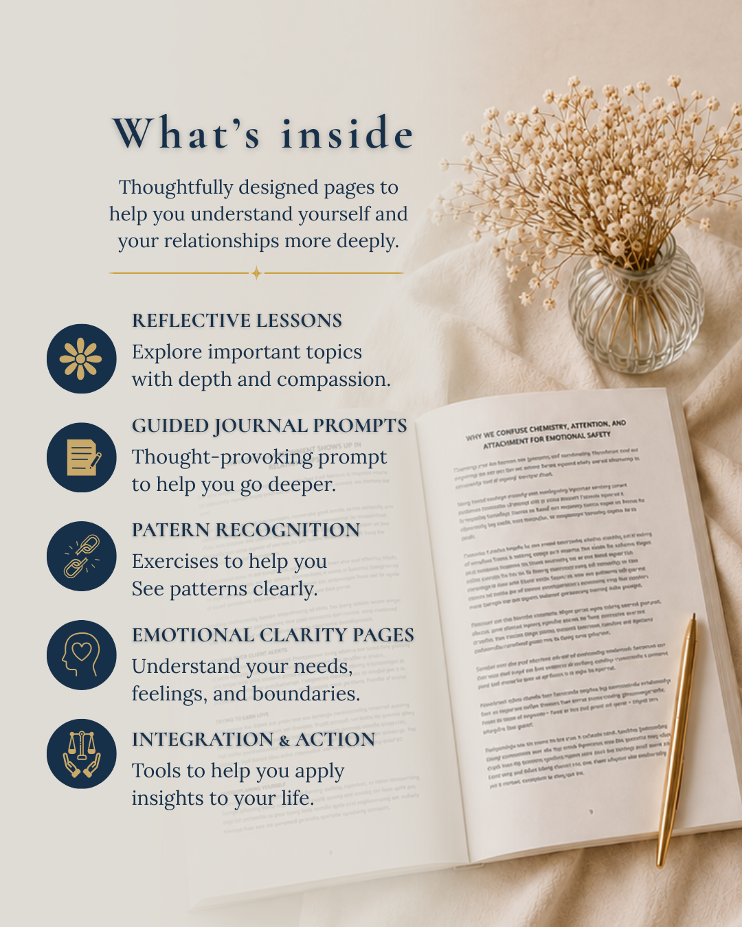 The Emotionally Safe Love Guide — what's inside the workbook